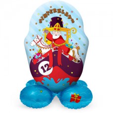 Sint en Piet: Staande Folieballon Sinterklaas - 72 cm